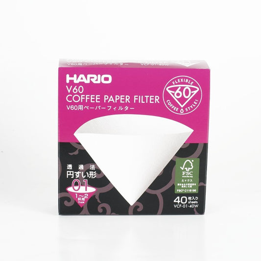 Hario V60 paper filter.